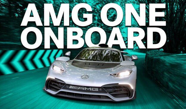 Gutierrez takes the AMG ONE up the Goodwood Hill